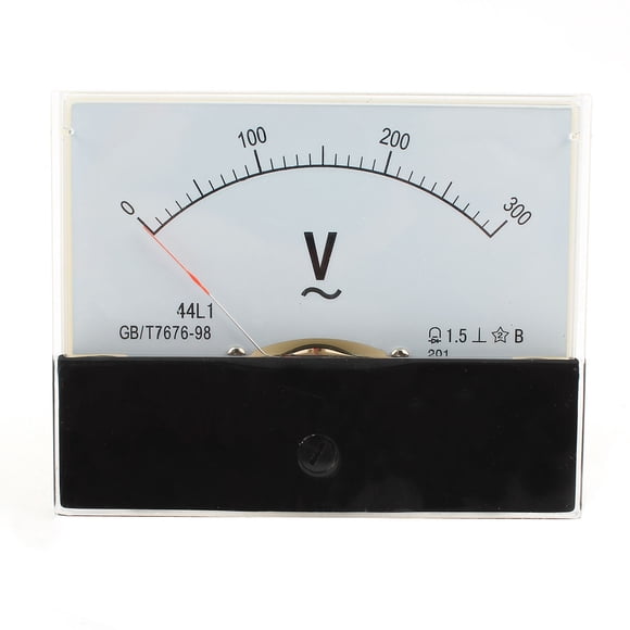 Unique Bargains Class 1.5 AC 0-300V Analog Voltage Voltmeter Gauge Panel Volt Meter 44L1