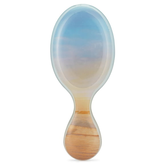 Wet Brush Mini Detangler Hair Brush, Blue (Desert Afterglow) - Detangling Travel Hair Brush - Ultra-Soft IntelliFlex Bristles Glide Through Tangles with Ease - Pain-Free - All Hair Types