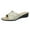 Beige, variant on Wedge Sandals for Women 2026 Dressy Summer Flat Comfortable Fashion Slippers Beach Cute Ladies Slides Leather Casual Dress Shoes Beige Size 7