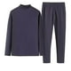 thumbnail image 1 of Conjuntos de ropa interior térmica para hombre, ropa interior y pantalones casuales de manga larga, de alta elasticidad, que mantienen el calor, de poliéster, tops y pantalones., 1 of 2