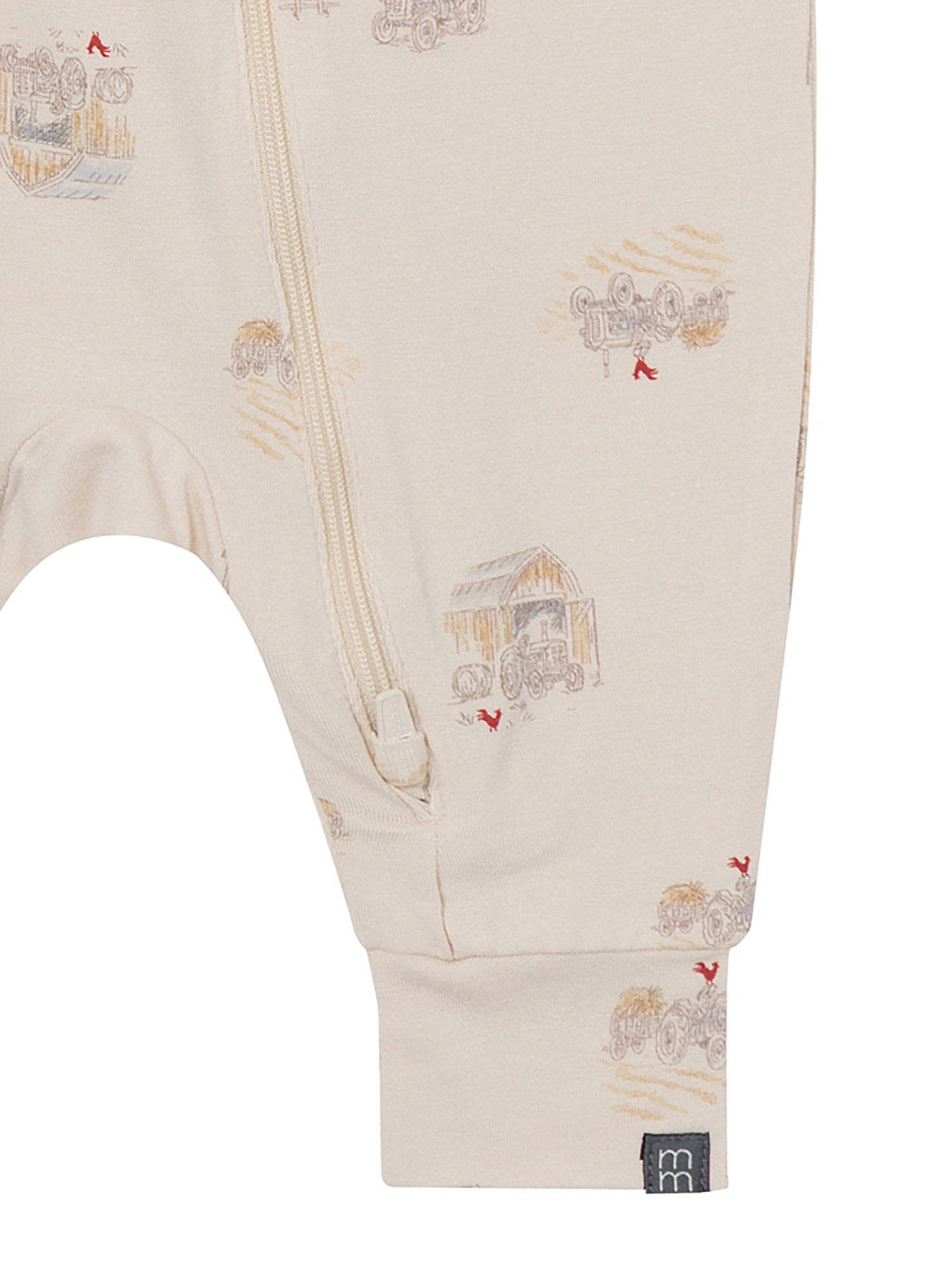 Modern Moments by Gerber Neutral Two-Way Zip Viscose Coverall, Sizes Newborn - 24 Months