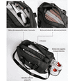 thumbnail image 3 of Maleta Deportiva Quanna Bolsa Gym Viaje Mochila Fitness Bag Xtellar Color Negro, 3 of 3