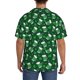 thumbnail image 3 of Balery Happy St. Patrick's Day Camisa Casual de Manga Corta con Botones para Hombre, Texturizada, Estilo Cubano, para Playa, Verano-XX-Large, 3 of 5