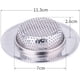 thumbnail image 2 of Colador de canasta para fregadero de cocina de acero inoxidable resistente con borde de 4,5 pulgadas de diámetro, grande (paquete de 2), 2 of 6