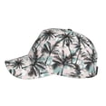 thumbnail image 5 of Kdxio Unisex Hawaii Palms Pattern Baseball Cap Unisex Washed Classic Adjustable Hat, 5 of 8