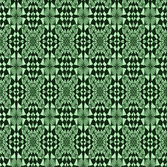 Ahgly Company Machine Washable Indoor Square Transitional Pastel Green Area Rugs, 8' Square