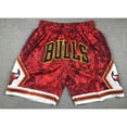 thumbnail image 2 of 2023 nba Chicago Bulls red pockets limited basketball shorts, 2 of 4