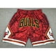 thumbnail image 2 of 2023 nba Chicago Bulls red pockets limited basketball shorts, 2 of 4