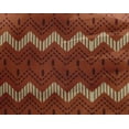 thumbnail image 4 of oneOone Georgette Viscose Orange Fabric Geometric & Floral Block Quilting Supplies Print Sewing Fabric By The Yard 42 Inch Wide, 4 of 4