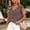 Brown, variant on Wovilon Women's V-Neck Sleeveless Chunky Knit Sweater Vest, Solid Color Casual Summer Tank Top, Lightweight Waffle Textured Pullover Blouse, Versatile Layering Shirt