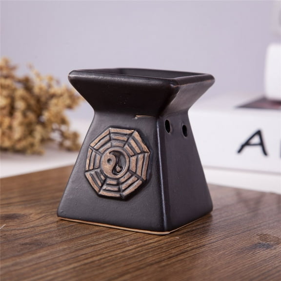 Feng Shui Zen Ceramic Essential Oil Burner Diffuser Tea Light Holder Great For Home Decoration & Aromatherapy OLBA102