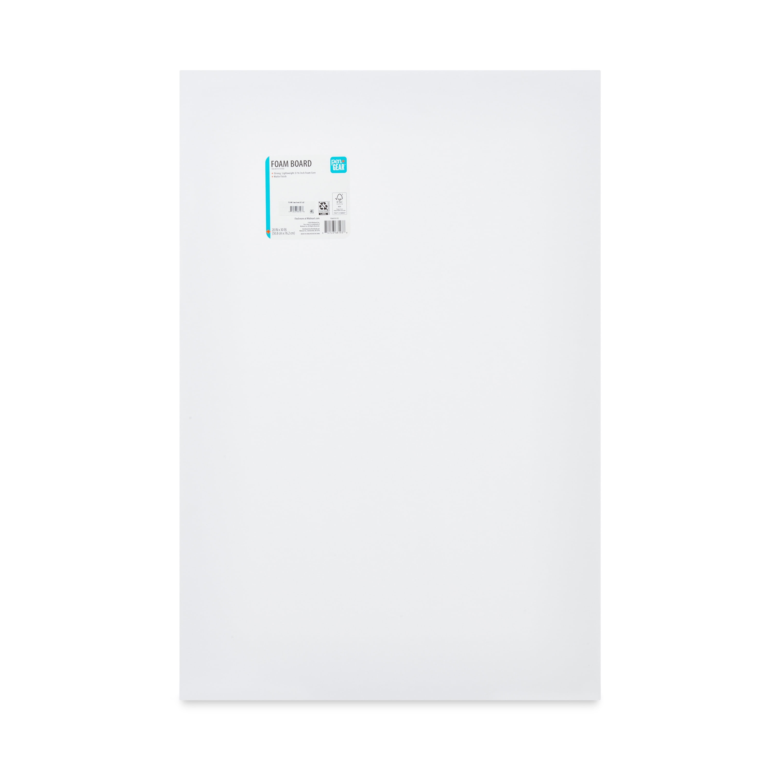Pen+Gear White Tri-Fold Foam Board, 36