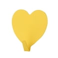 thumbnail image 2 of Nkmbld Wall Hooks for Hanging Heavy Duty, Stainless Steel Heart-Shaped Sticky Hook for Keys, Bathroom, Shower, Kitchen, Door, Home Improvement, Yellow, 2 of 7