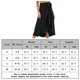 thumbnail image 2 of Falda Casual Falda Casual Falda Midi Irregular Falda Maxi Asimétrica para Mujer (Negro XL) Cgtredaw Para estrenar, 2 of 6