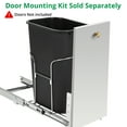 thumbnail image 4 of 35 QT Pull Out Trash Can Under Cabinet, Under Sink Garbage Can with Soft-Close Full-Extension Slides, Multi-Purpose Waste Container, Black, 4 of 6