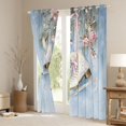 thumbnail image 3 of Homewish Cartoon Ice skates Black Out Curtains for Teen, Rose Flower Floral Curtains Pack of 2 (42x63 Each), Princess Style Bedroom Curtains, Black Out Curtains Room Decor, 3 of 6