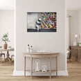 thumbnail image 6 of Banksy Graffiti Classic Street Art Painting Poster Print The Boy Behind the Curtain Wall Art Picture Decoration, 6 of 7