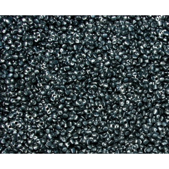 JOLLY STORE Crafts Black Pearl 11mm Tri Beads 500pc Made in USA