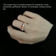 thumbnail image 5 of Anillo de banda unisex Qarigey para Boda y Aniversario Tamaño 6, 5 of 6