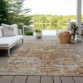 thumbnail image 6 of Addison Rugs Chantille Indoor/Outdoor Traditional Global Coral Washable Rectangle Rug, 9' x 12', 6 of 6