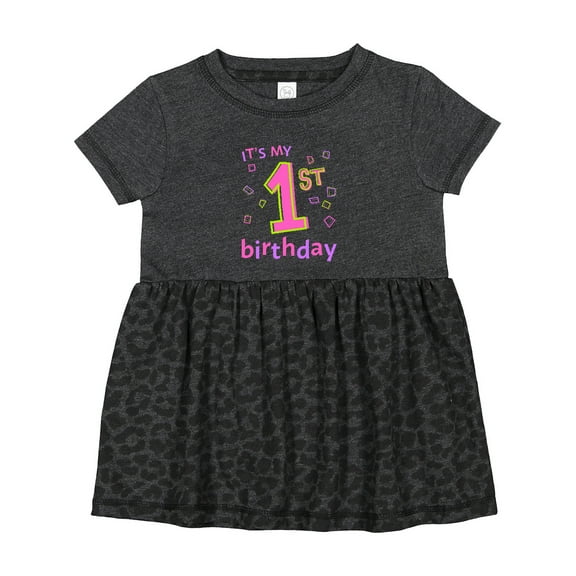 Inktastic It's My First Birthday Girls Baby Dress