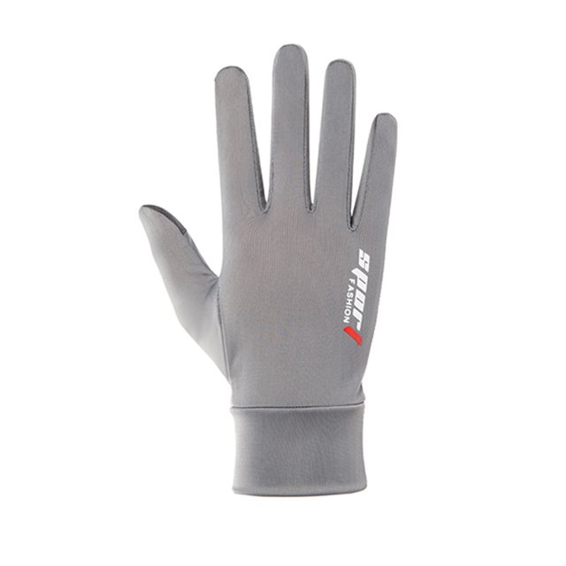 Ice Silk Non-Slip Gloves Breathable Outdoor Sports Driving Riding Touch Screen Gloves Thin Anti-UV Protection