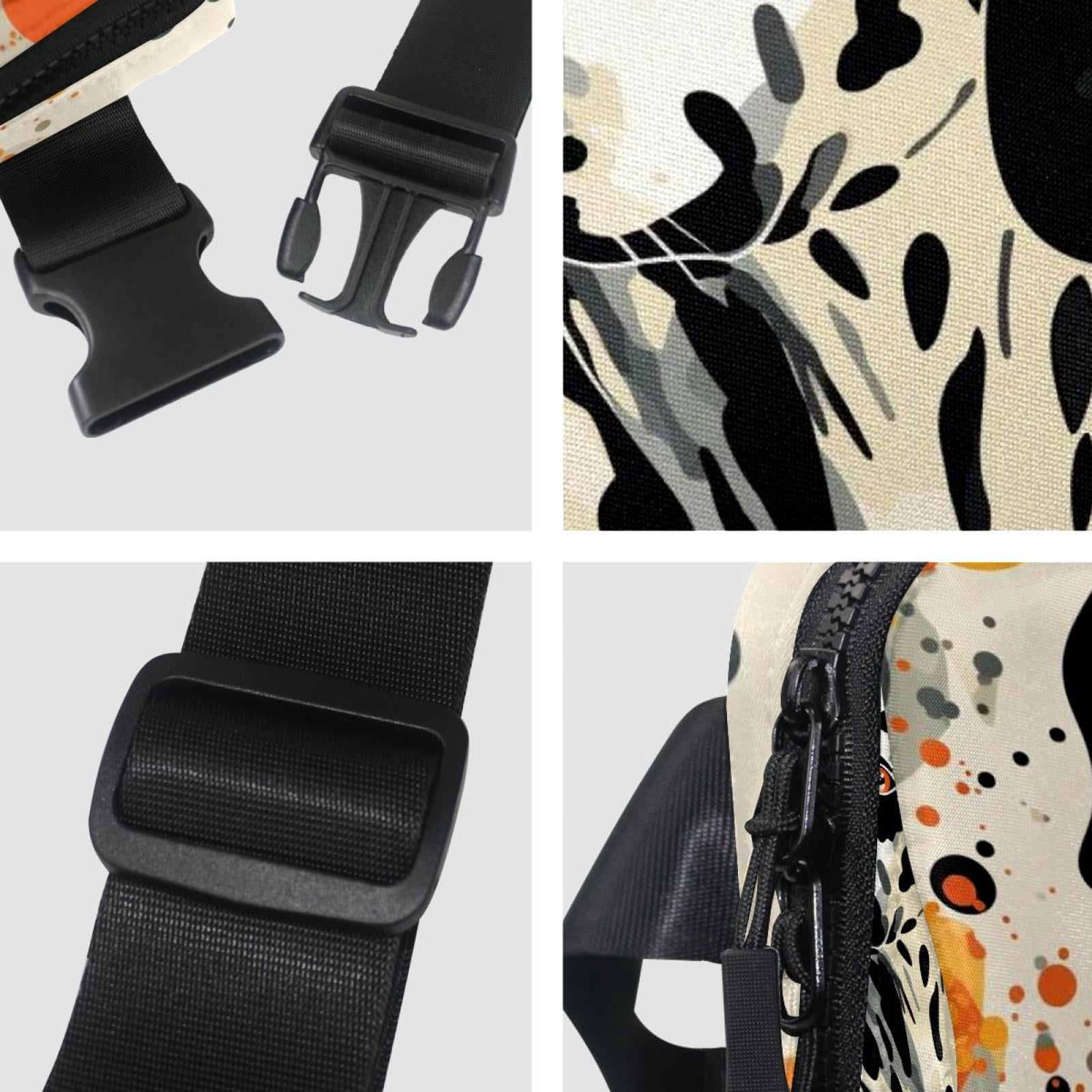 Dalmatians Waist Pack Fanny Pack Running Belt Lightweight Adjustable with Extension Strap Unisex