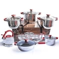 thumbnail image 3 of Batería de Cocina Acero Inoxidable 12 Pz Menaje Italia, 3 of 4