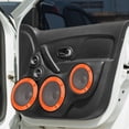 thumbnail image 2 of 2uds 4'' Naranja Coche Audio Altavoz Funda Malla Subwoofer Rejilla Protector, 2 of 7
