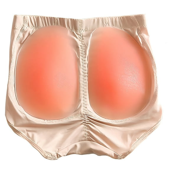 TELOLY Panties for Women Pack Tummy Control Silicone Butt Pads Buttock Enhancer Padded Body Shaper Underwear