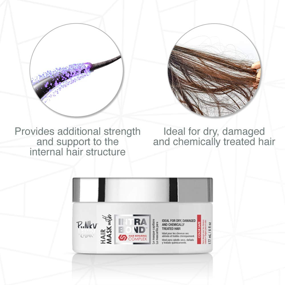Punky Hair Treatment Mask, Hair Mask for Dry Damaged Hair with Intrabond Repairing Complex, 6 oz