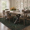 thumbnail image 2 of KUETH 9X12 Vintage Floral Area Rugs Machine Washable Rugs for Living Room, Non Slip Flat Pile Rug with Rubber Backing, Boho Rug for Entryway Bedroom Dining Room Home Office, 2 of 10