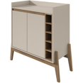 thumbnail image 1 of Manhattan Comfort Essence Vin Rack Serveur en Blanc Cassé, 1 of 12