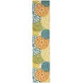 thumbnail image 2 of Nourison Aloha Indoor/Outdoor Tropical Floral Turquoise Multicolor 2'3" x 10' Area Rug, (10' Runner), 2 of 8