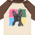 thumbnail image 4 of Inktastic Blue French Bull Dog Boys or Girls Long Sleeve Baby Bodysuit, 4 of 5