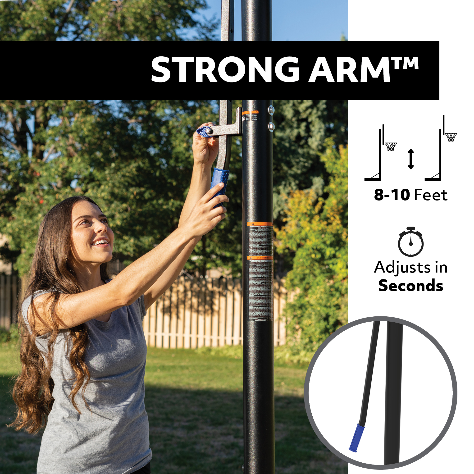 Lifetime 48-Inch Portable Basketball Hoop System photo 4
