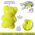 thumbnail image 3 of Nylabone Power Play Tennis Teddy Gripz Bear Dog Toy Medium/Wolf - Up to 35 lbs. (1 Count), 3 of 13