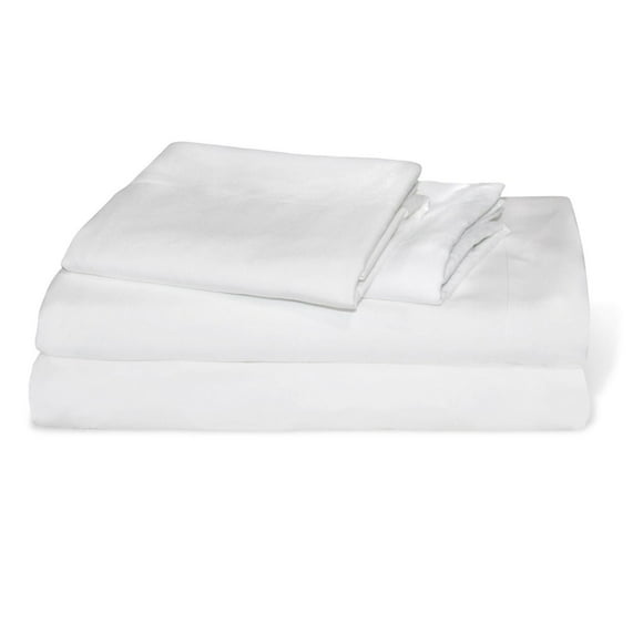Wabasso 4pc Sheet Set White Twin
