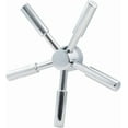 thumbnail image 4 of Gun Safe Handle Round Shaft 5 Spoke Gun Safe Handle With Chrome Finish ,, 4 of 8
