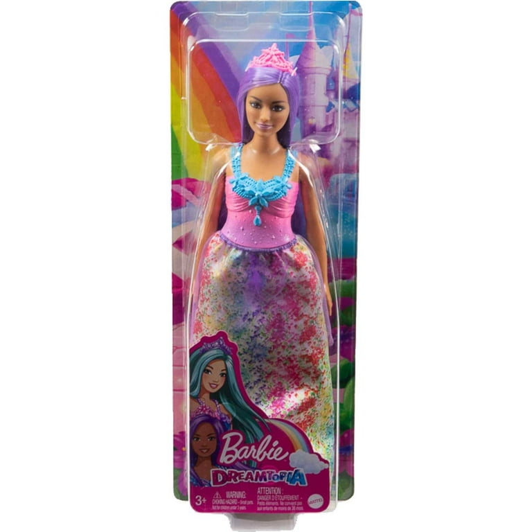 Barbie Dreamtopia Princess Doll - Purple Crown - Shop Action