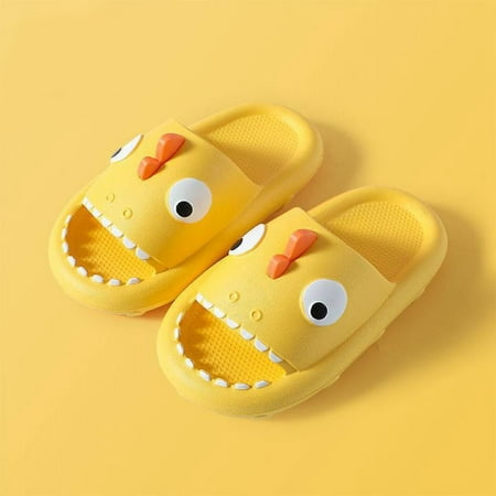 

Bath Cartoon Shark Parent-child Baby Cool Slippers Children s Slippers