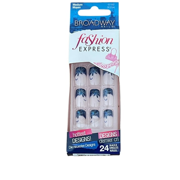Broadway Nails Fashion Express Glue On Nails RUNWAY BCD04