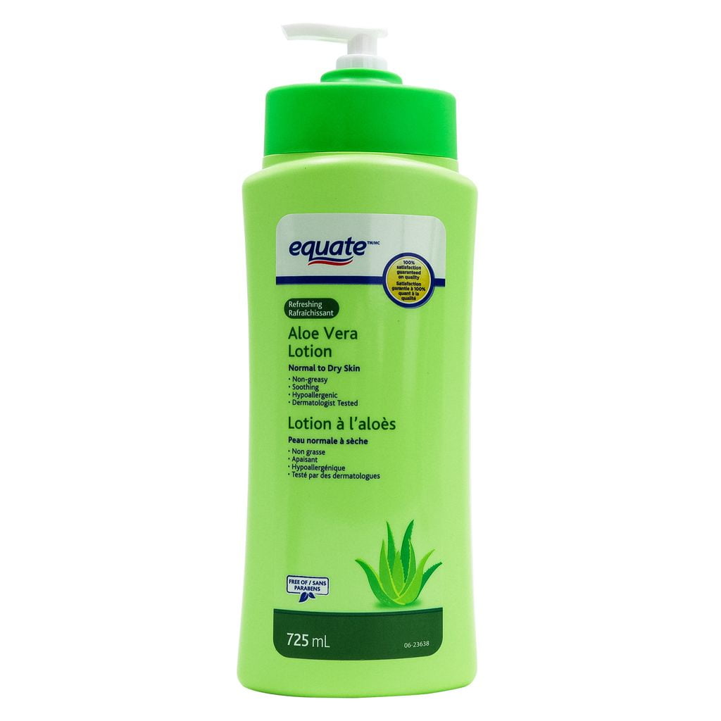 Equate Hydrating Refreshing Aloe Body Lotion, 725 ml, 725 mL