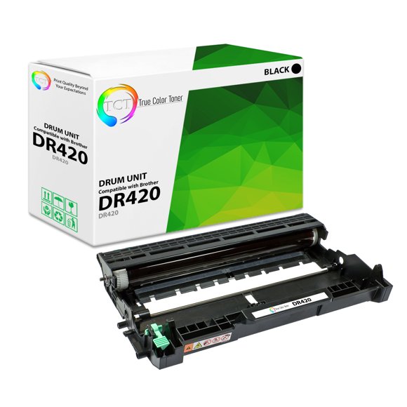 TCT DR420 Drum Unit - Compatible Replacement for Brother DR-420 Works With Brother HL-2220 2250DN 2250DNR 2280DW, MFC-7360 7460DN 7860DW, DCP-7065DN 7070DW 7070DWR Printers (12,000 Pages)