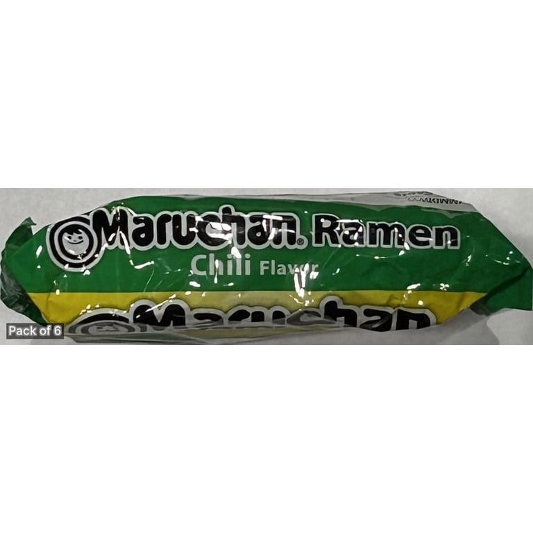 Maruchan Ramen Noodle Soup Chili Flavor 3 oz (Pack of 6) - Walmart.com