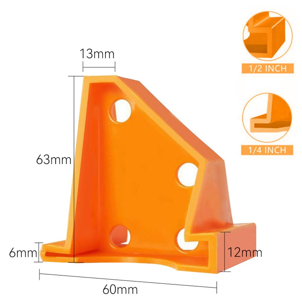 20Pcs Flooring Spacers Laminate Installation with 1/4 1/2Inch Gap Floating Floor Yellow