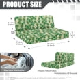 thumbnail image 7 of Yuyamidu Green Leaf RV Dinette Cushion Slipcover Daisy RV Couch Covers for Sofa St. Patrick's Day Camper Couch Cover for RV Camper Sofa 1 Bench Cover 1 Backrest Cover, 7 of 7