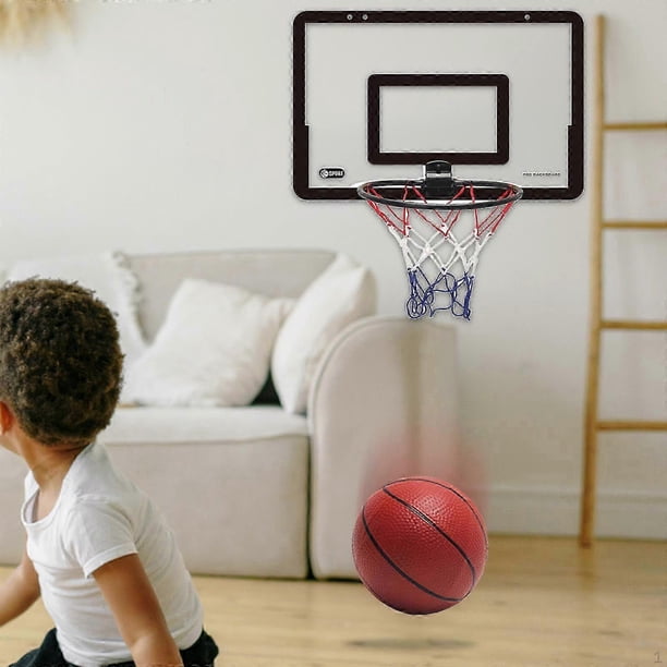 Indoor Mini Basketball Hoop Toys Over The Door Toy Birthday Gifts with Pump for Boys