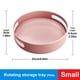 thumbnail image 2 of Wosthever Estante giratorio para condimentos, estante giratorio para almacenamiento de cosméticos, organizador antideslizante para baño, Cocina y Comedor Rosa Pequeño, 2 of 6