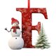 thumbnail image 2 of Adornos Colgantes para Árbol de Navidad (26 Letras) | Material Acrílico | Tamaño: 10 Cm | Paquete de 26 | Diseño Navideño Resistente, 2 of 5